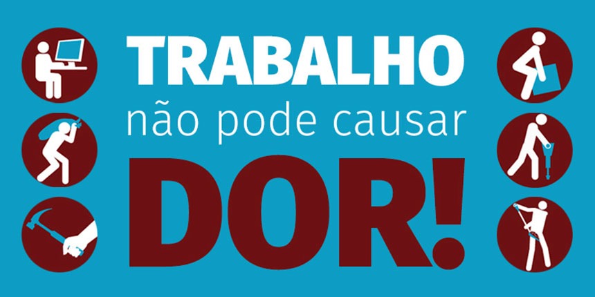 Frase sobre trabalho não pode causar dor