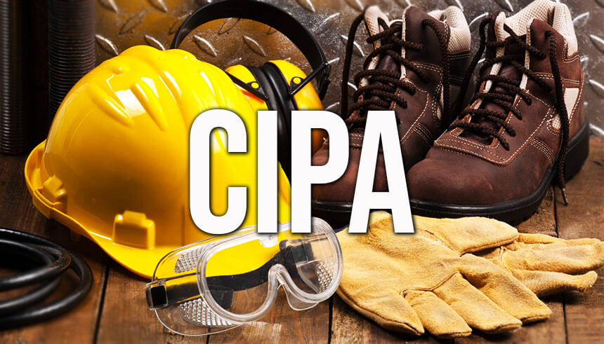 Equipamentos de proteção individual para representar os objetivos da CIPA em uma empresa