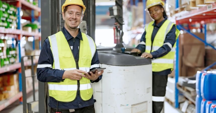 2 funcionários pensativos sobre estratégias para prevenir acidentes no ambiente de trabalho